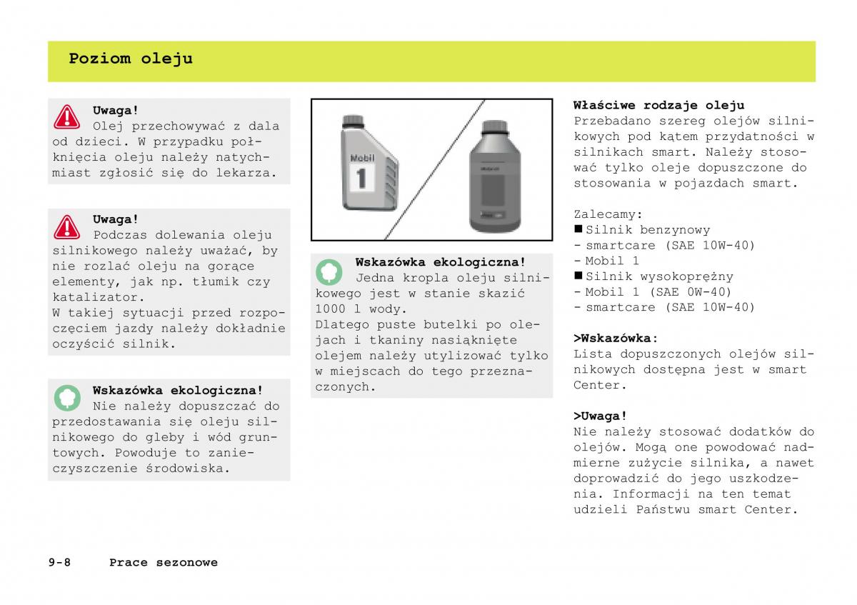 Smart Fortwo I 1 City instrukcja obslugi / page 203