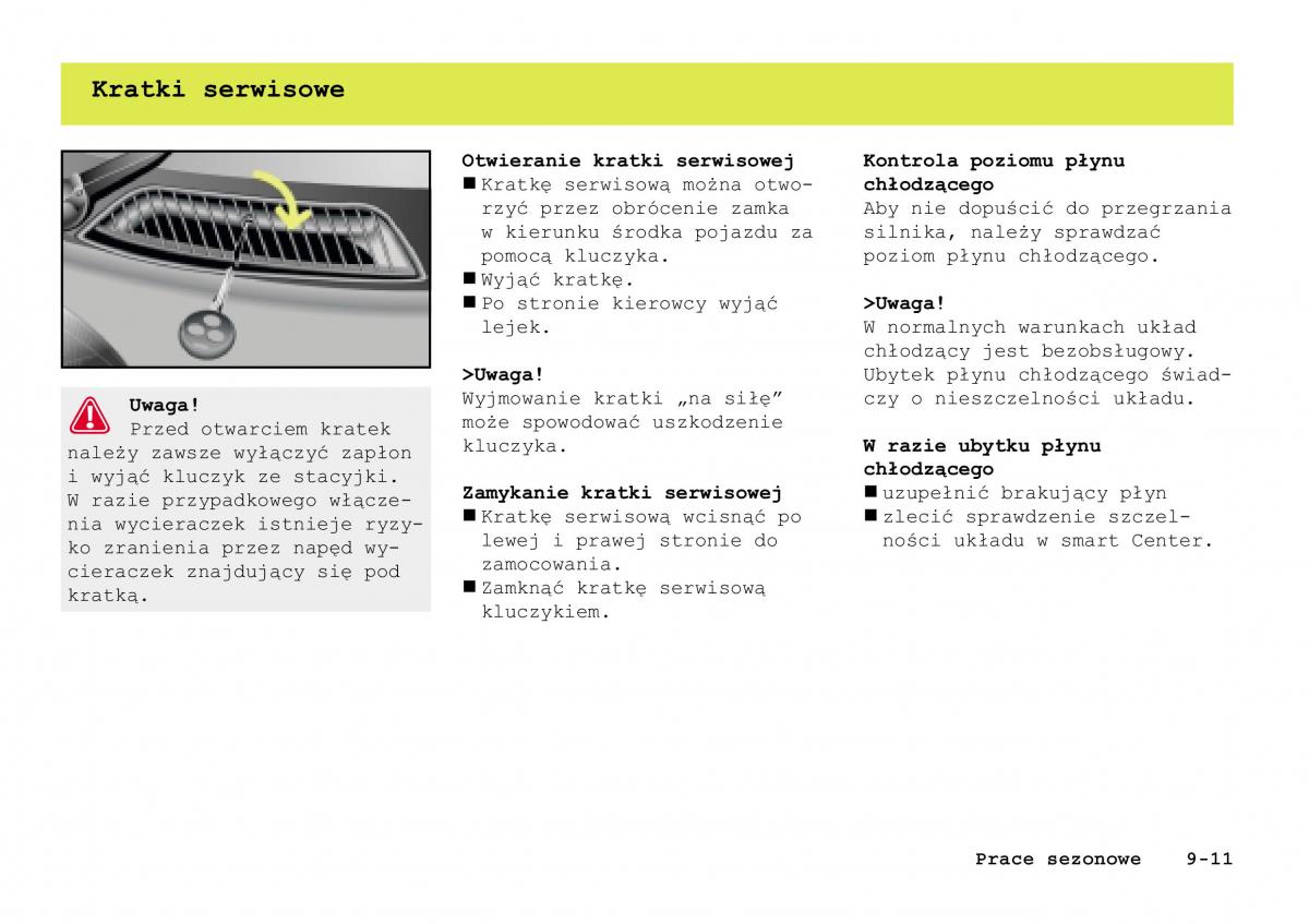 Smart Fortwo I 1 City instrukcja obslugi / page 206