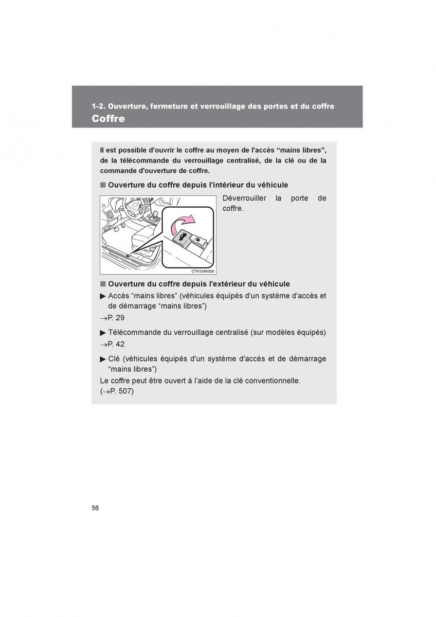 Toyota Corolla XI 11 E160 manuel du proprietaire / page 58
