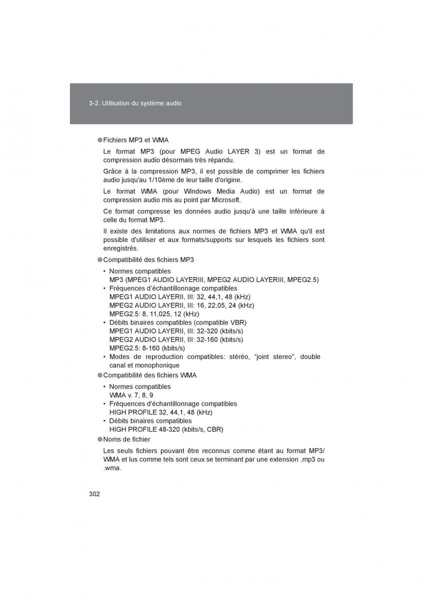 Toyota Corolla XI 11 E160 manuel du proprietaire / page 304