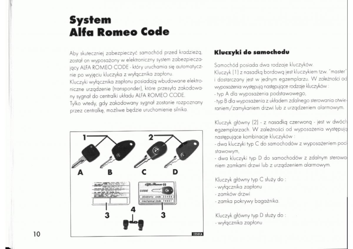 manual  Alfa Romeo 145 146 instrukcja / page 12