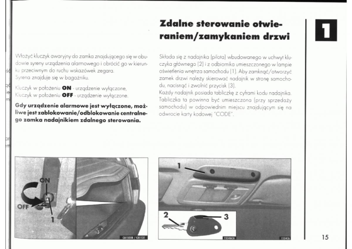 Alfa Romeo 145 146 instrukcja obslugi / page 17