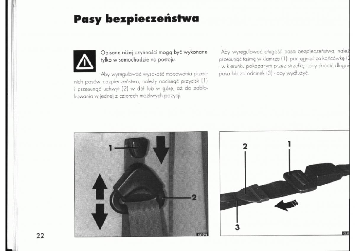 manual  Alfa Romeo 145 146 instrukcja / page 22