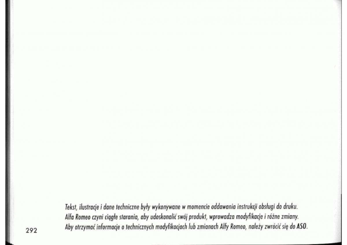 manual  Alfa Romeo 145 146 instrukcja / page 287