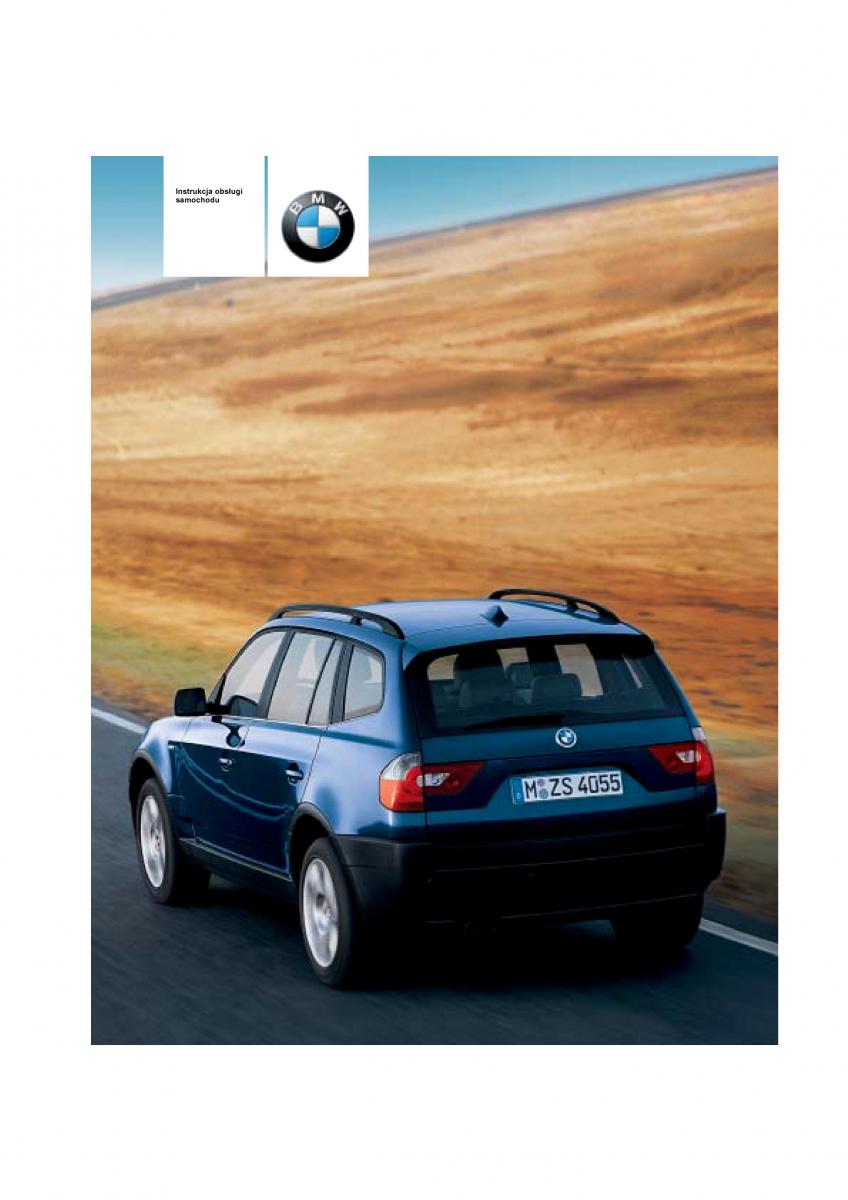 BMW X3 E83 instrukcja obslugi / page 1
