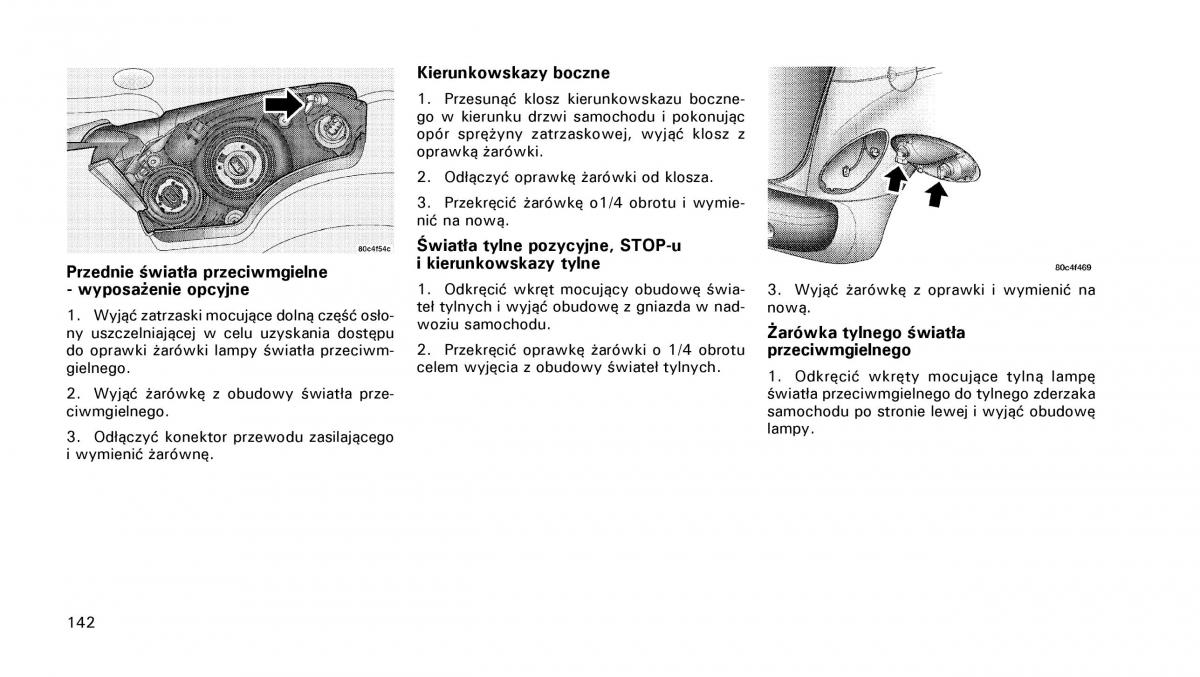 Chrysler PT Cruiser instrukcja obslugi / page 143