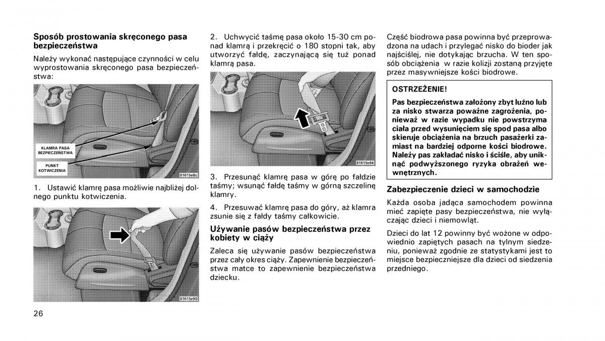 Chrysler PT Cruiser instrukcja obslugi / page 27