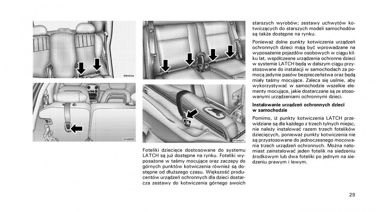 Chrysler PT Cruiser instrukcja obslugi / page 30