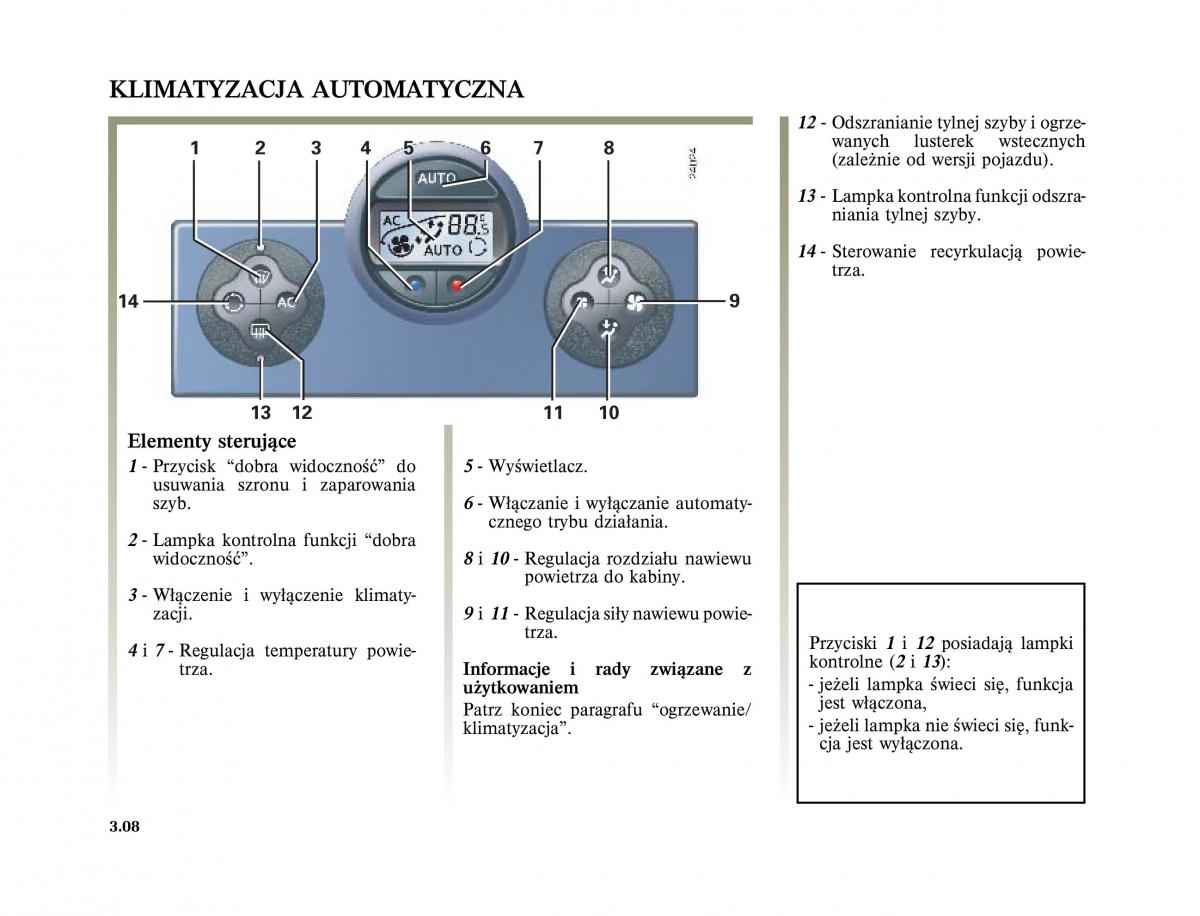 Renault Scenic II 2 Grand Scenic instrukcja obslugi / page 146