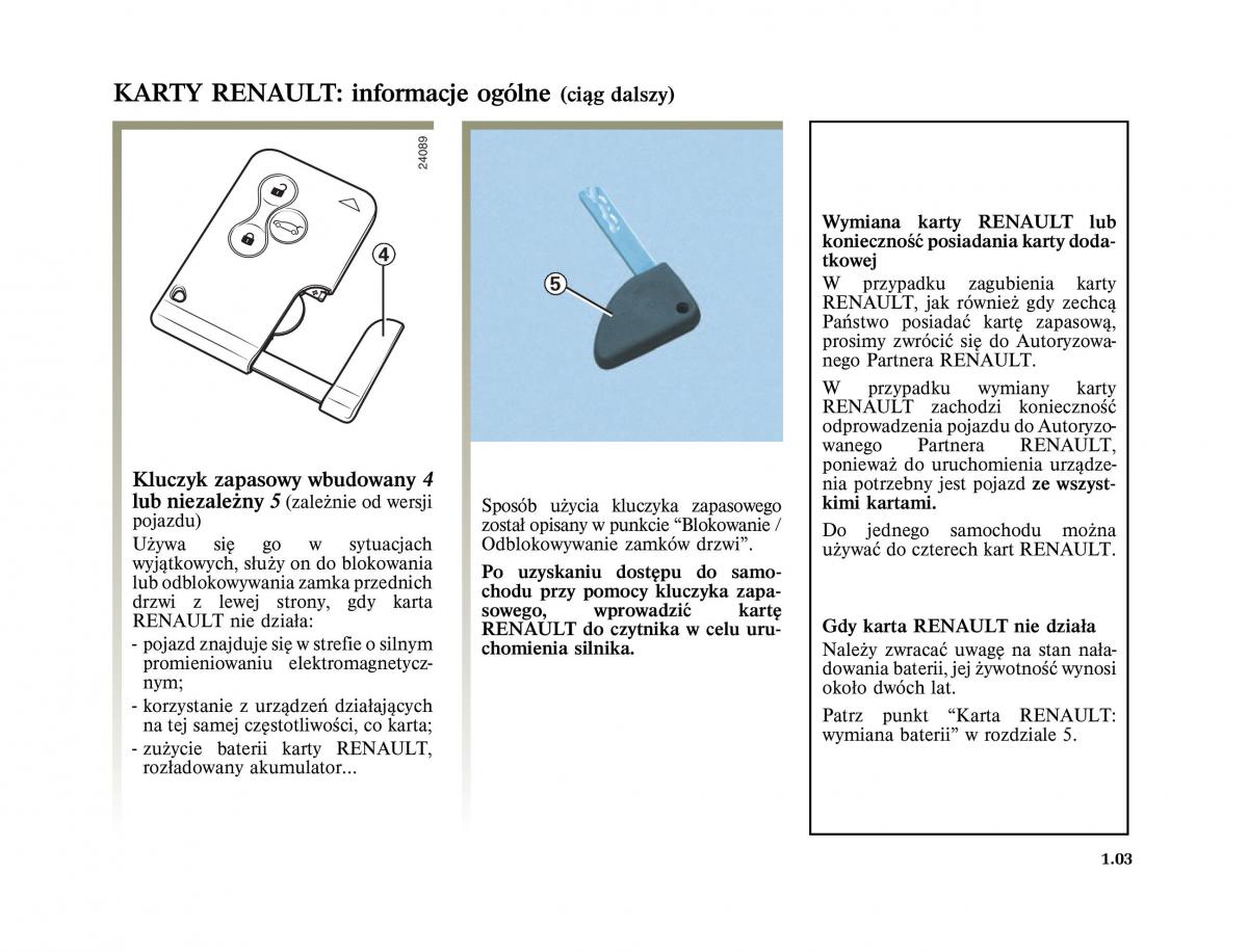 instrukcja obslugi  Renault Scenic II 2 Grand Scenic instrukcja / page 15