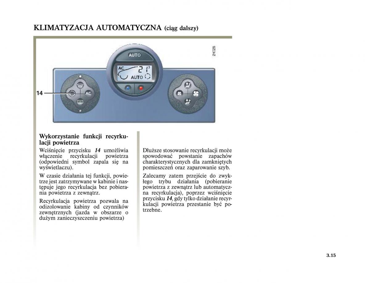 Renault Scenic II 2 Grand Scenic instrukcja obslugi / page 153