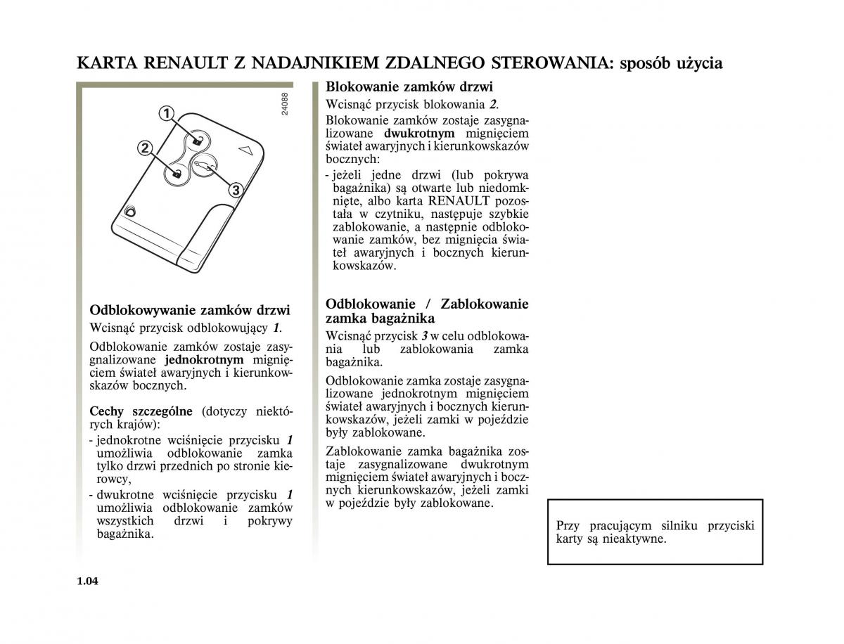 Renault Scenic II 2 Grand Scenic instrukcja obslugi / page 16