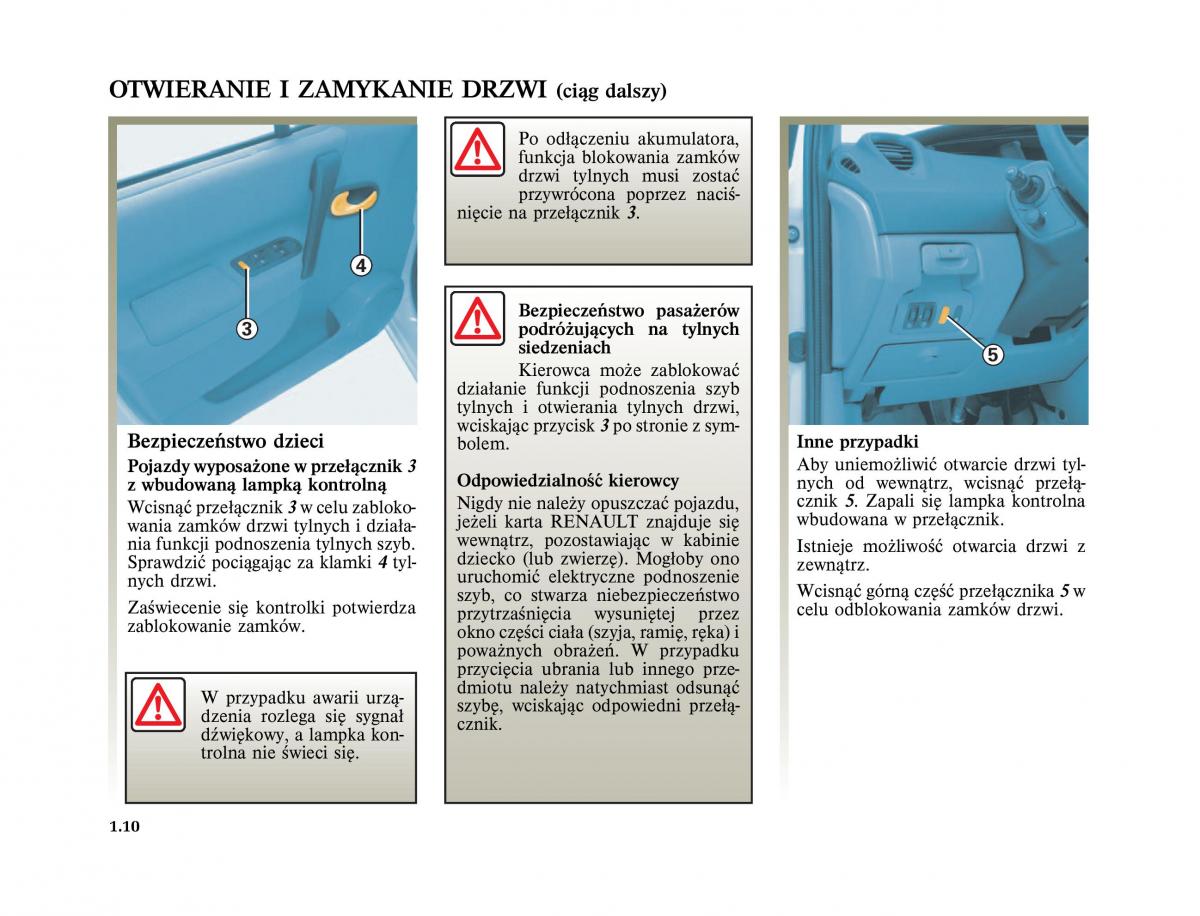 Renault Scenic II 2 Grand Scenic instrukcja obslugi / page 22