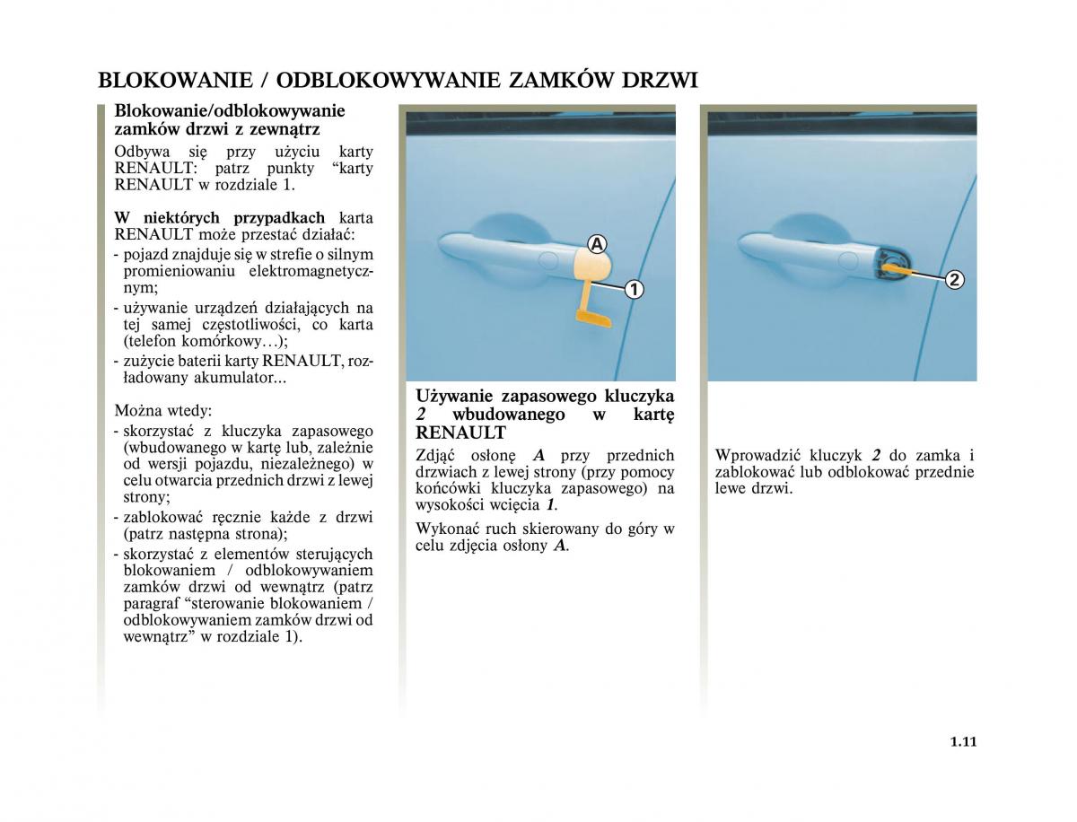 Renault Scenic II 2 Grand Scenic instrukcja obslugi / page 23