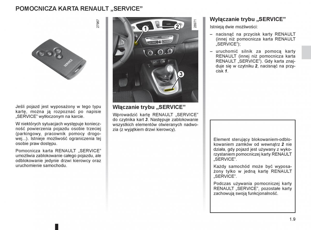 Renault Scenic III 3 instrukcja obslugi / page 15