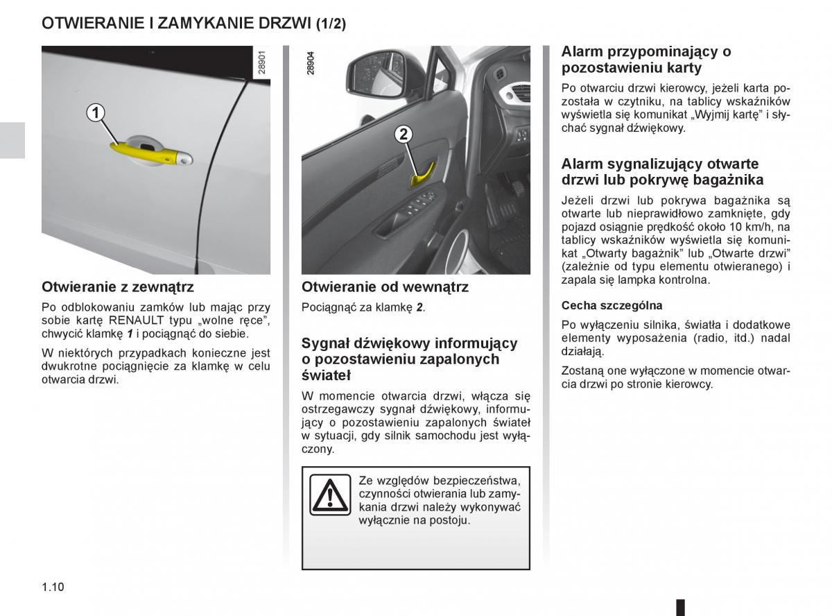 Renault Scenic III 3 instrukcja obslugi / page 16