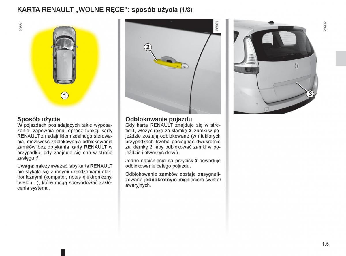 Renault Scenic III 3 instrukcja obslugi / page 11