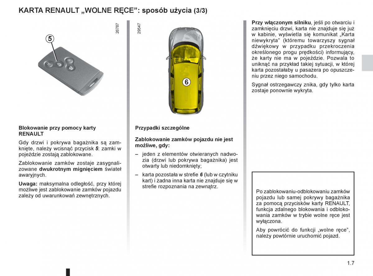Renault Scenic III 3 instrukcja obslugi / page 13