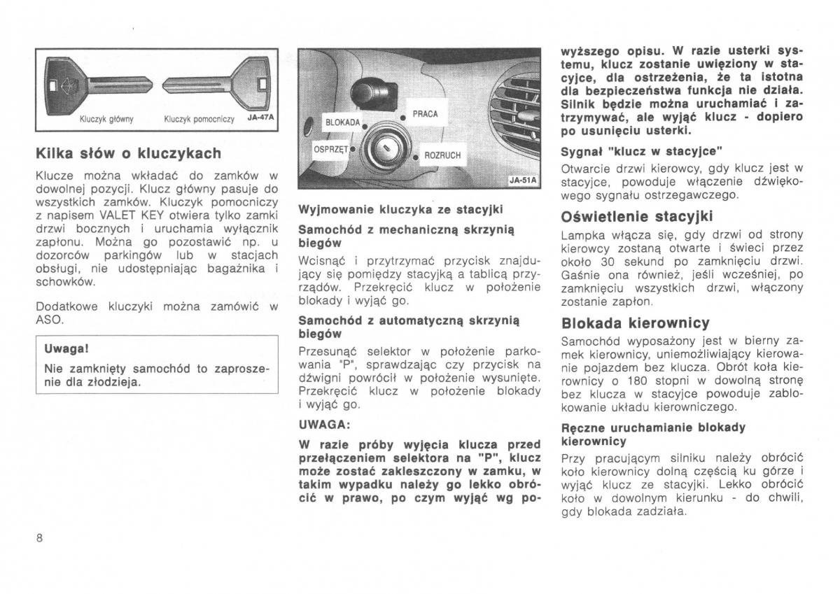 manual  Dodge Stratus I 1 instrukcja / page 7