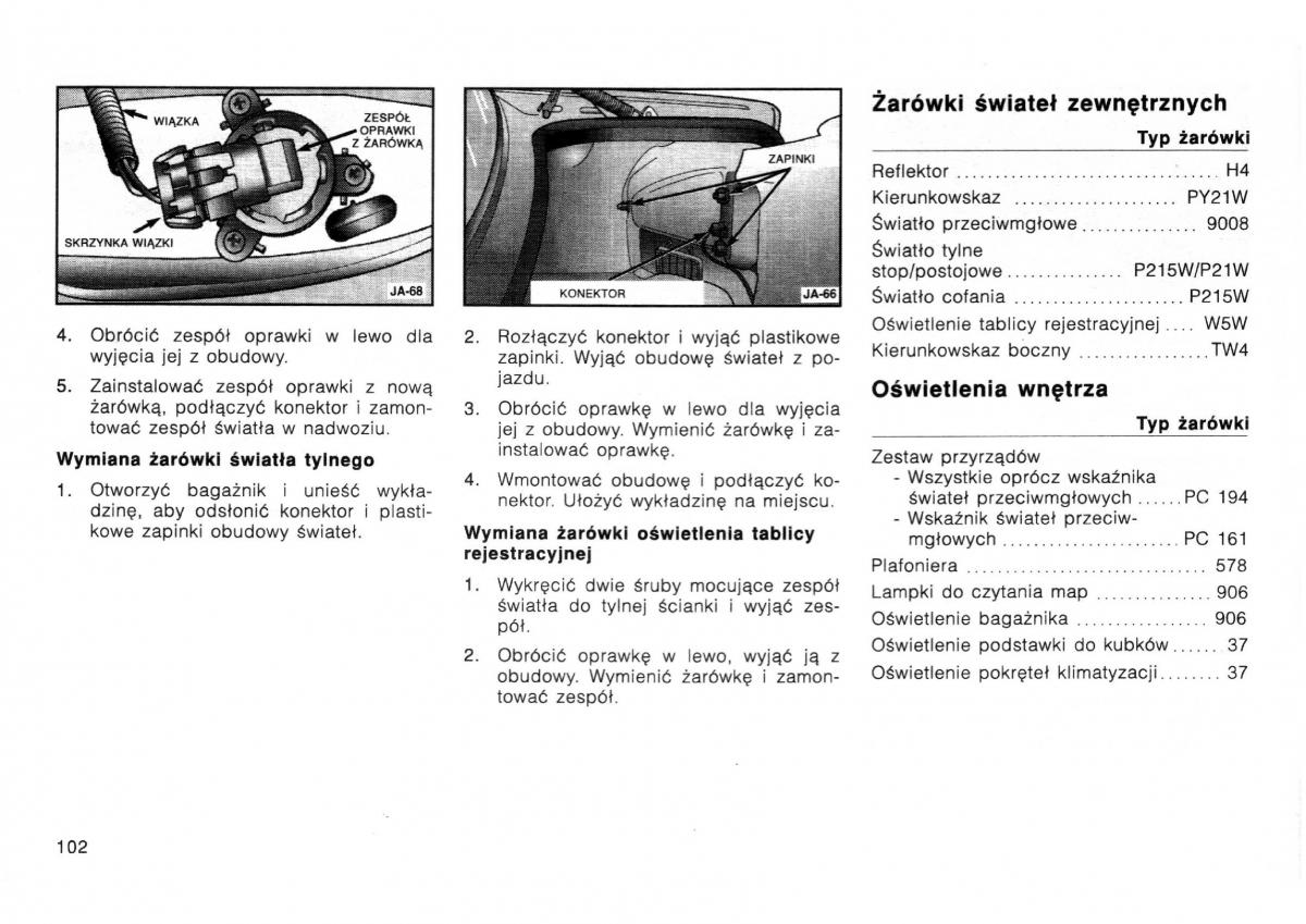 Dodge Stratus I 1 instrukcja obslugi / page 94