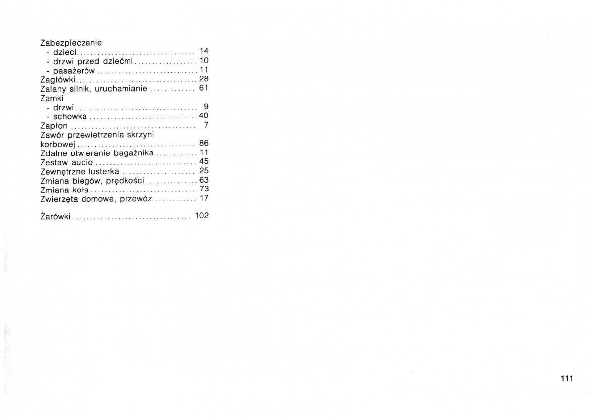 manual  Dodge Stratus I 1 instrukcja / page 103