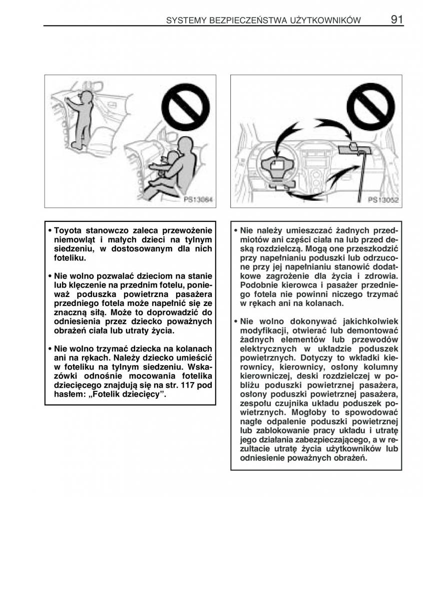 Toyota Yaris II 2 instrukcja obslugi / page 102