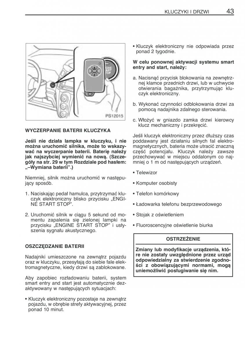 Toyota Yaris II 2 instrukcja obslugi page 54 pdf