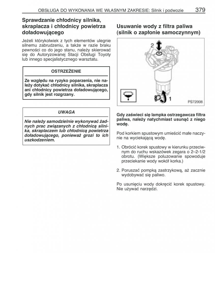 Toyota Yaris II 2 instrukcja obslugi page 390 pdf
