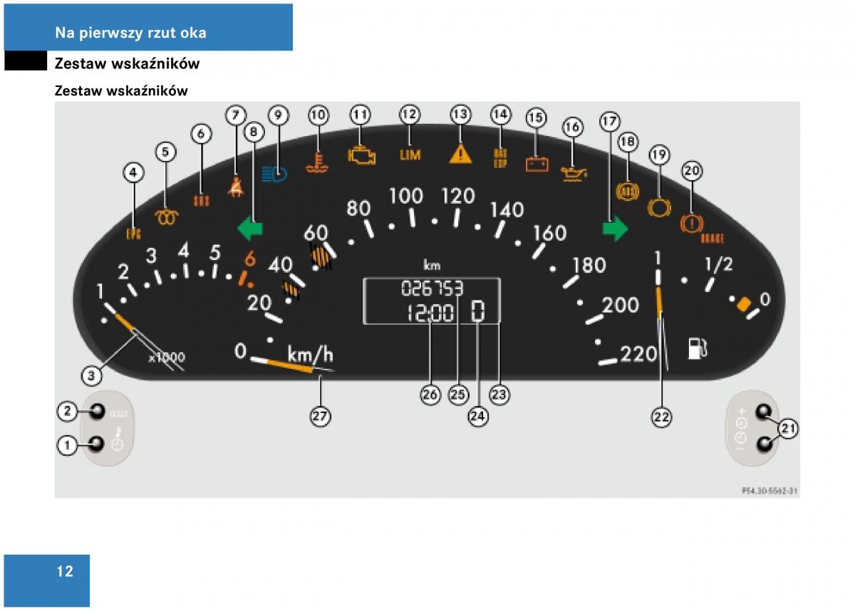 manual Mercedes A Mercedes Benz A Class W168 instrukcja / page 13