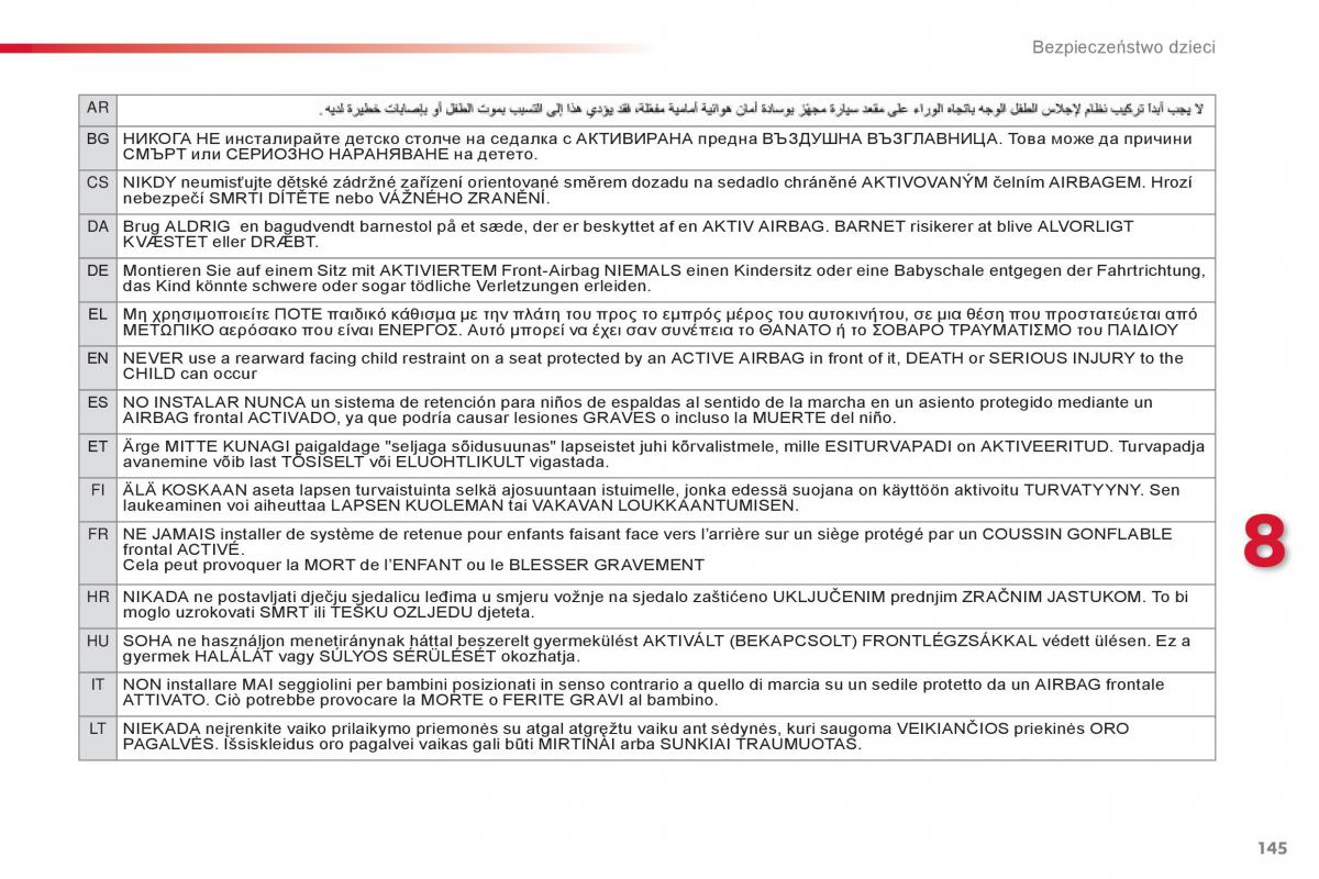 Citroen Cactus instrukcja obslugi / page 147