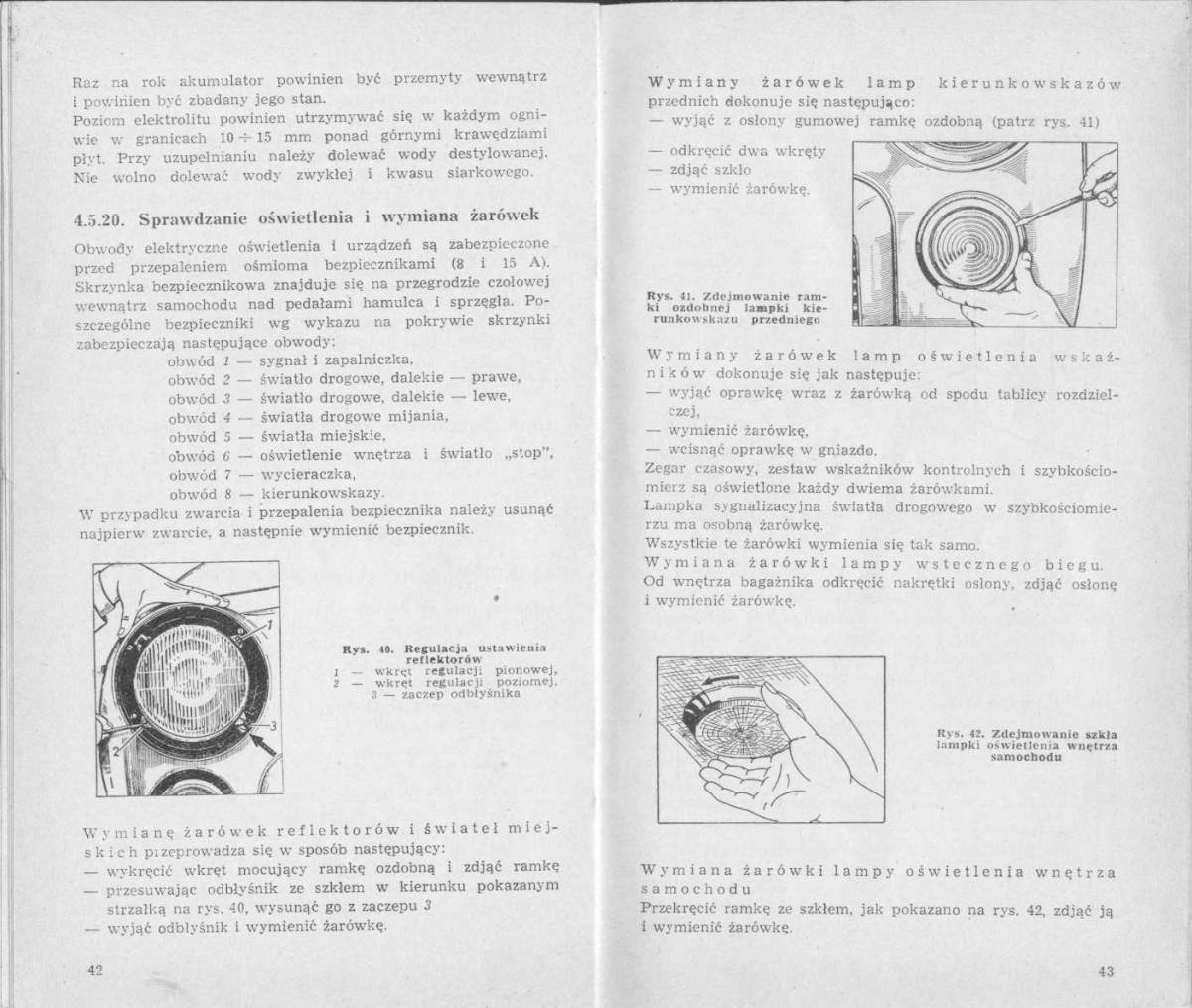 manual  FSO Warszawa instrukcja / page 21