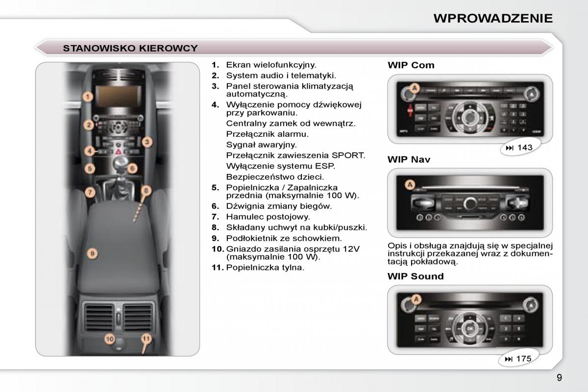 manual  Peugeot 407 instrukcja / page 6