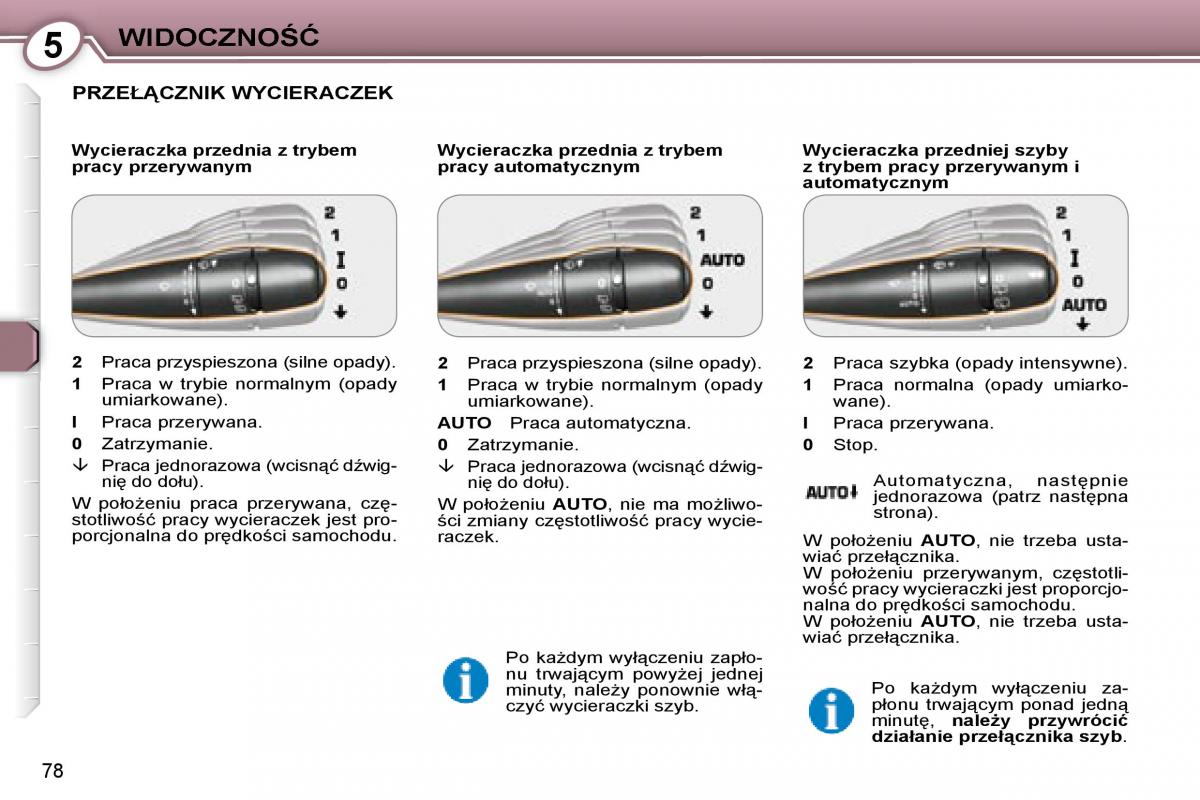 Peugeot 407 instrukcja obslugi / page 79
