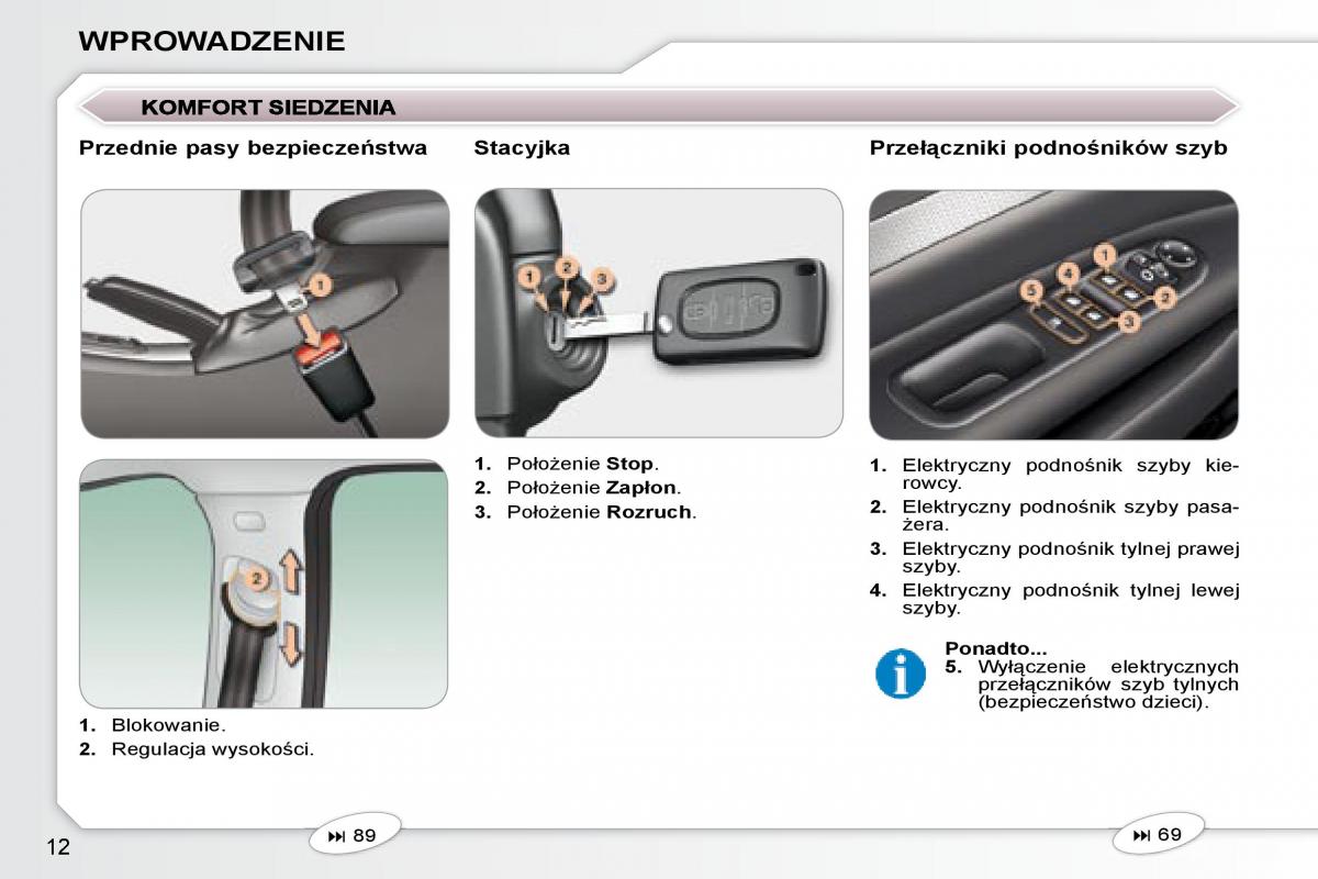 manual  Peugeot 407 instrukcja / page 9