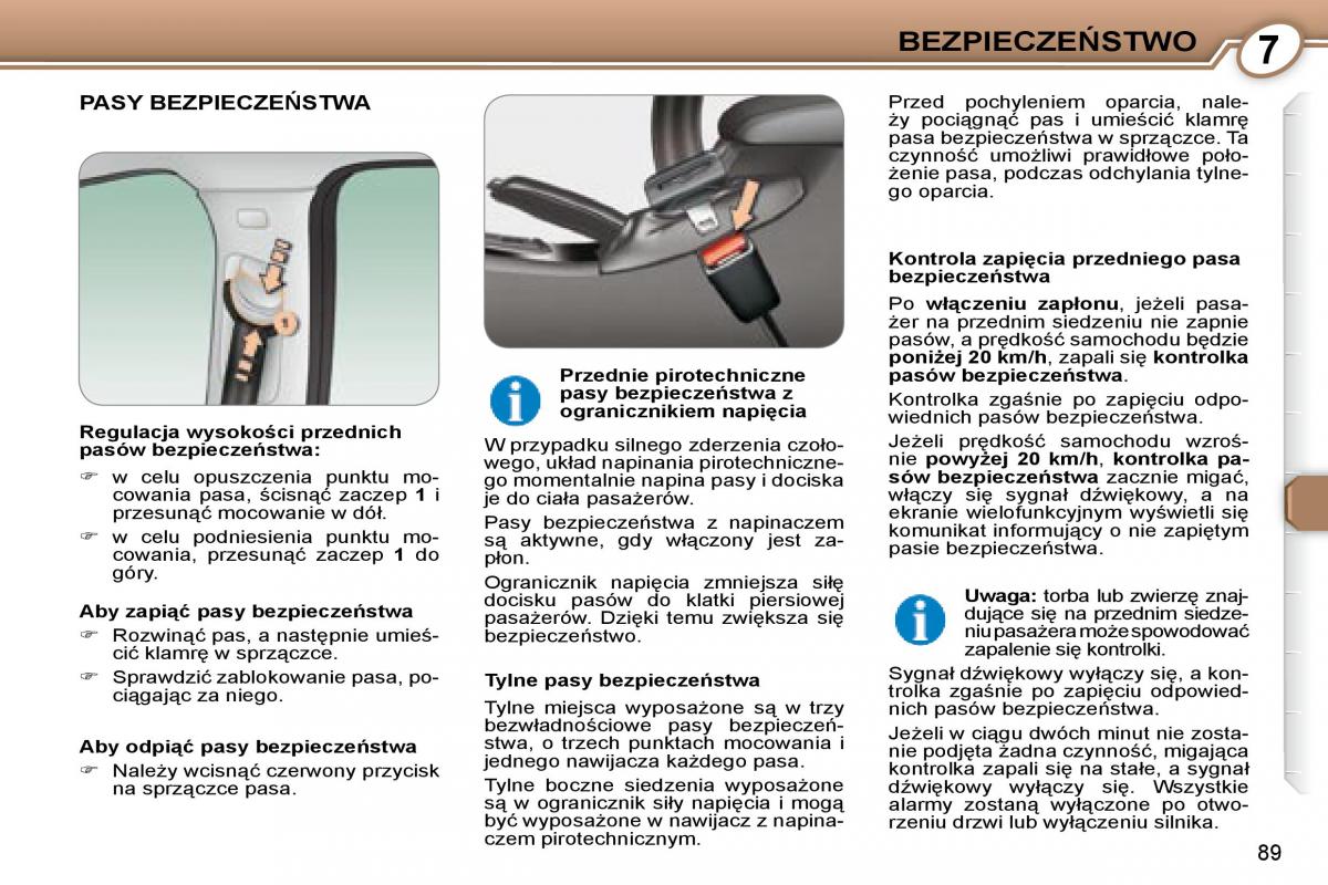 Peugeot 407 instrukcja / page 90