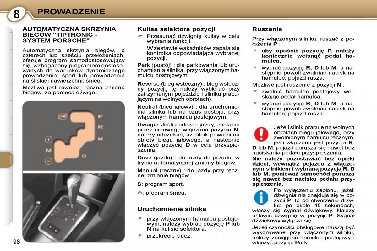 Peugeot 407 instrukcja obslugi / page 97