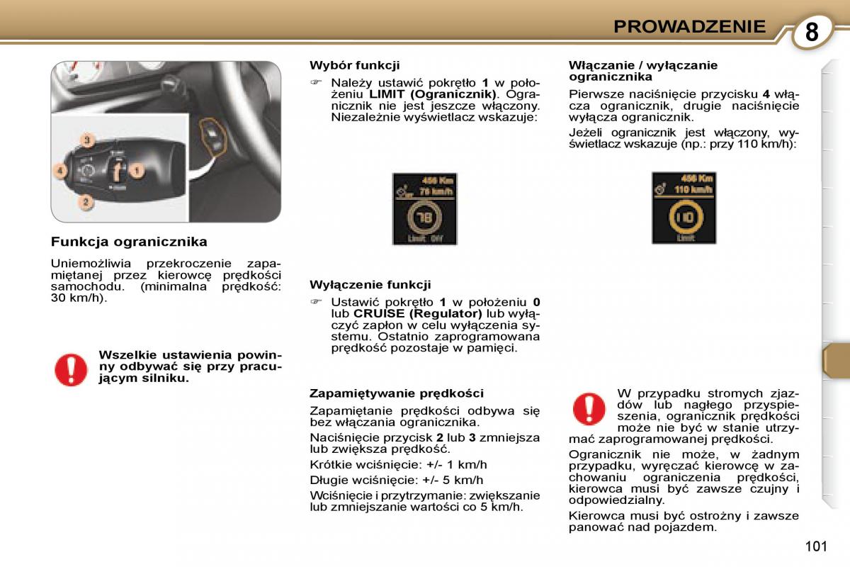 Peugeot 407 instrukcja / page 102