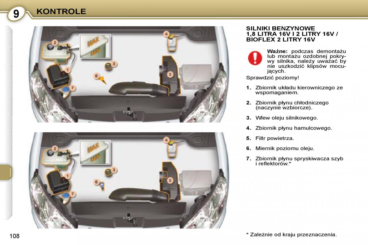 Peugeot 407 instrukcja / page 108