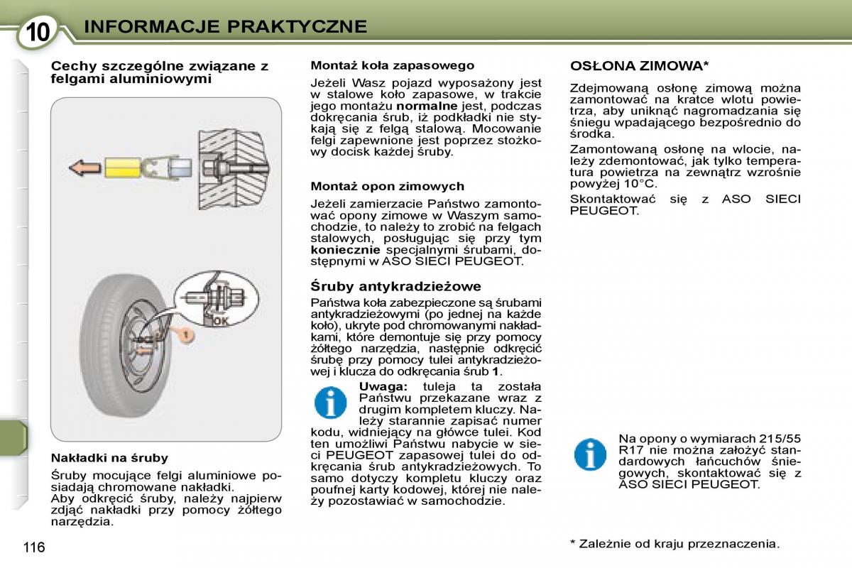 Peugeot 407 instrukcja / page 116