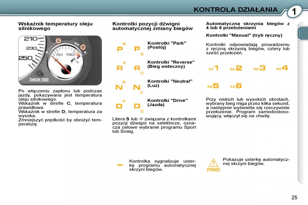 Peugeot 407 instrukcja obslugi / page 23