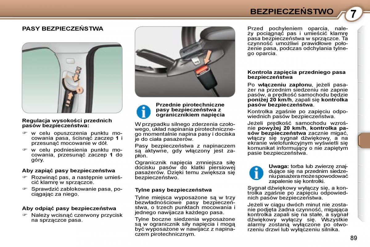 manual Peugeot 407 Peugeot 407 instrukcja page 90 pdf