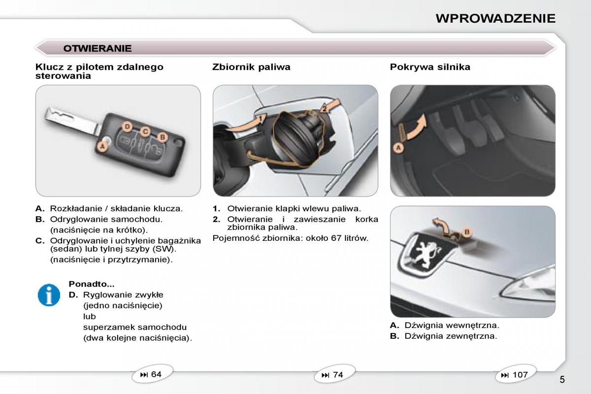 Peugeot 407 instrukcja obslugi / page 2