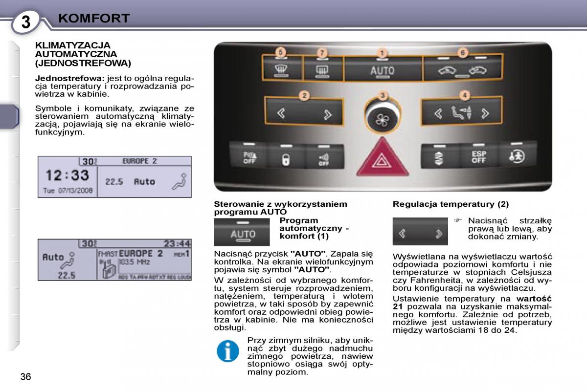 Peugeot 407 instrukcja obslugi page 34 pdf