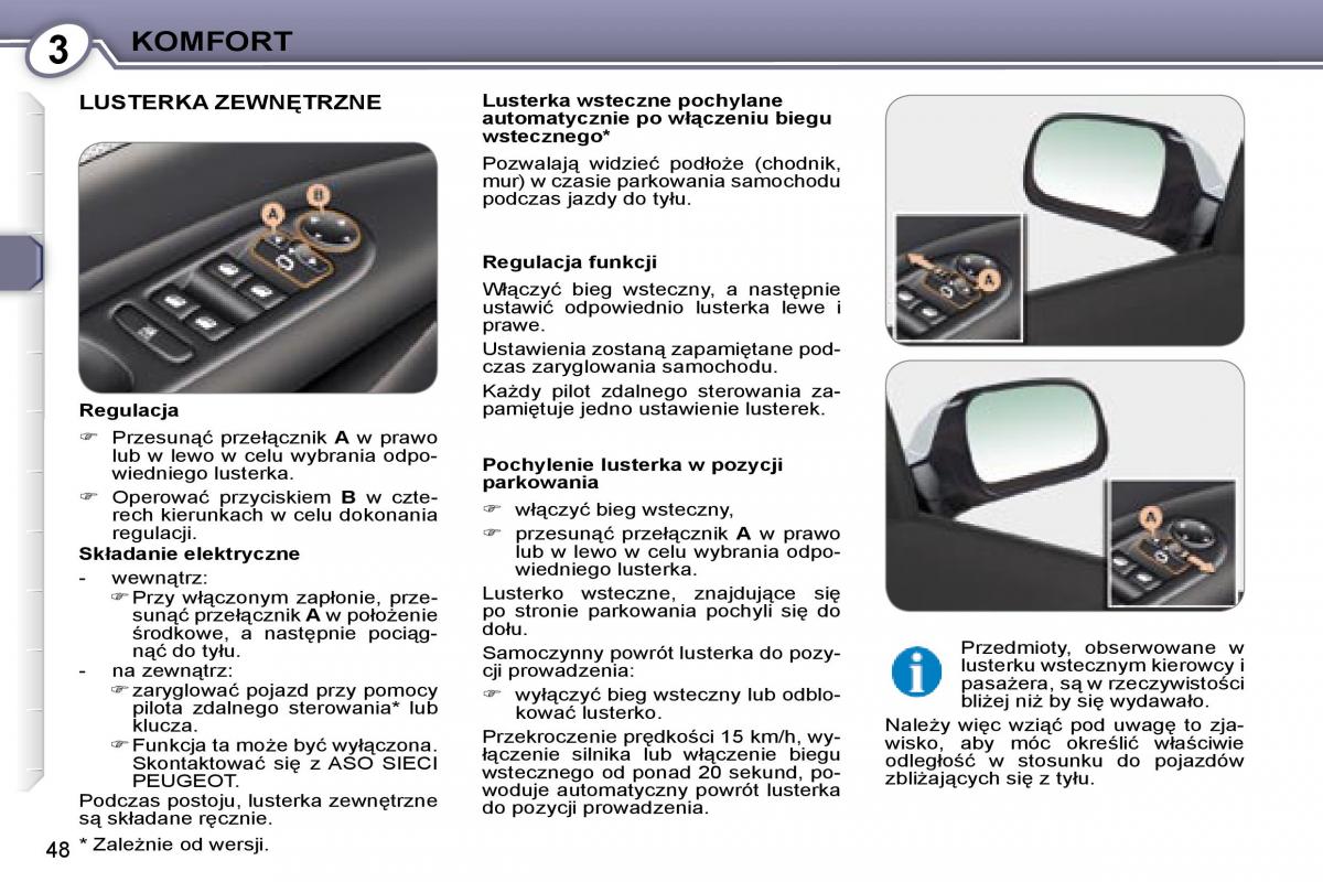 Peugeot 407 instrukcja obslugi page 46 pdf