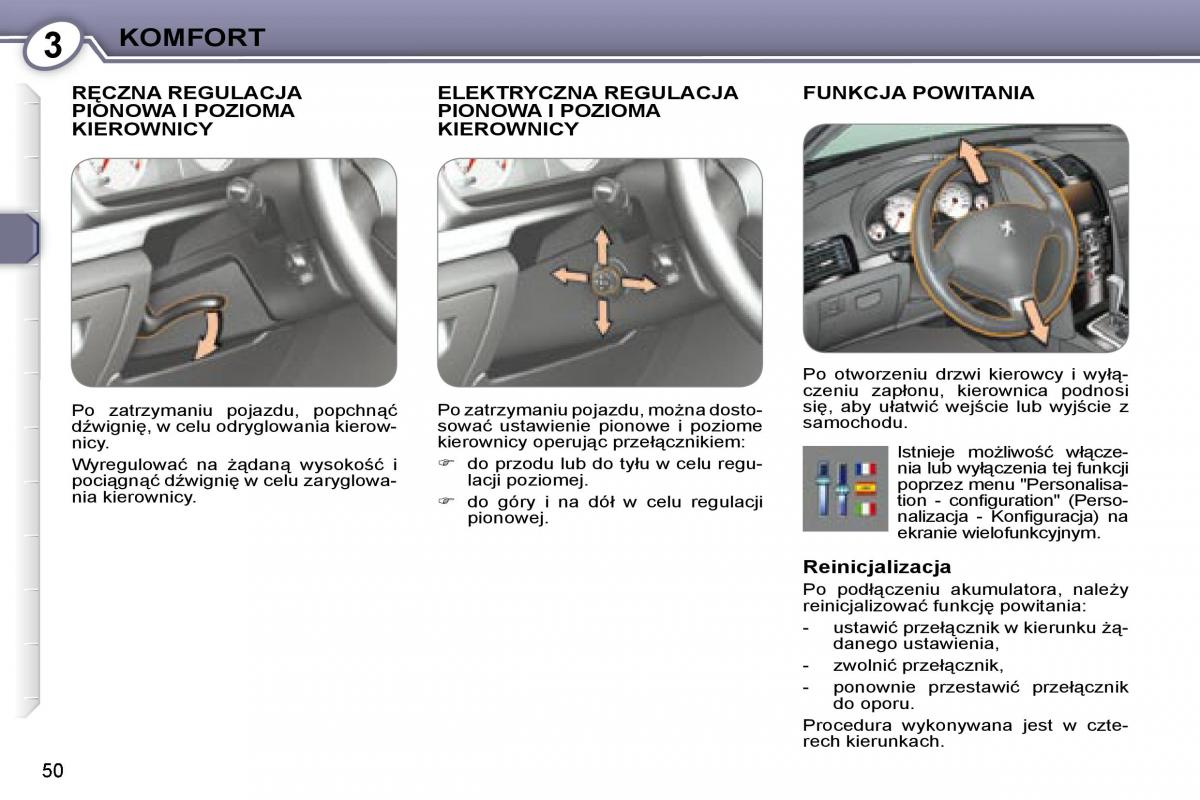 Peugeot 407 instrukcja obslugi page 48 pdf