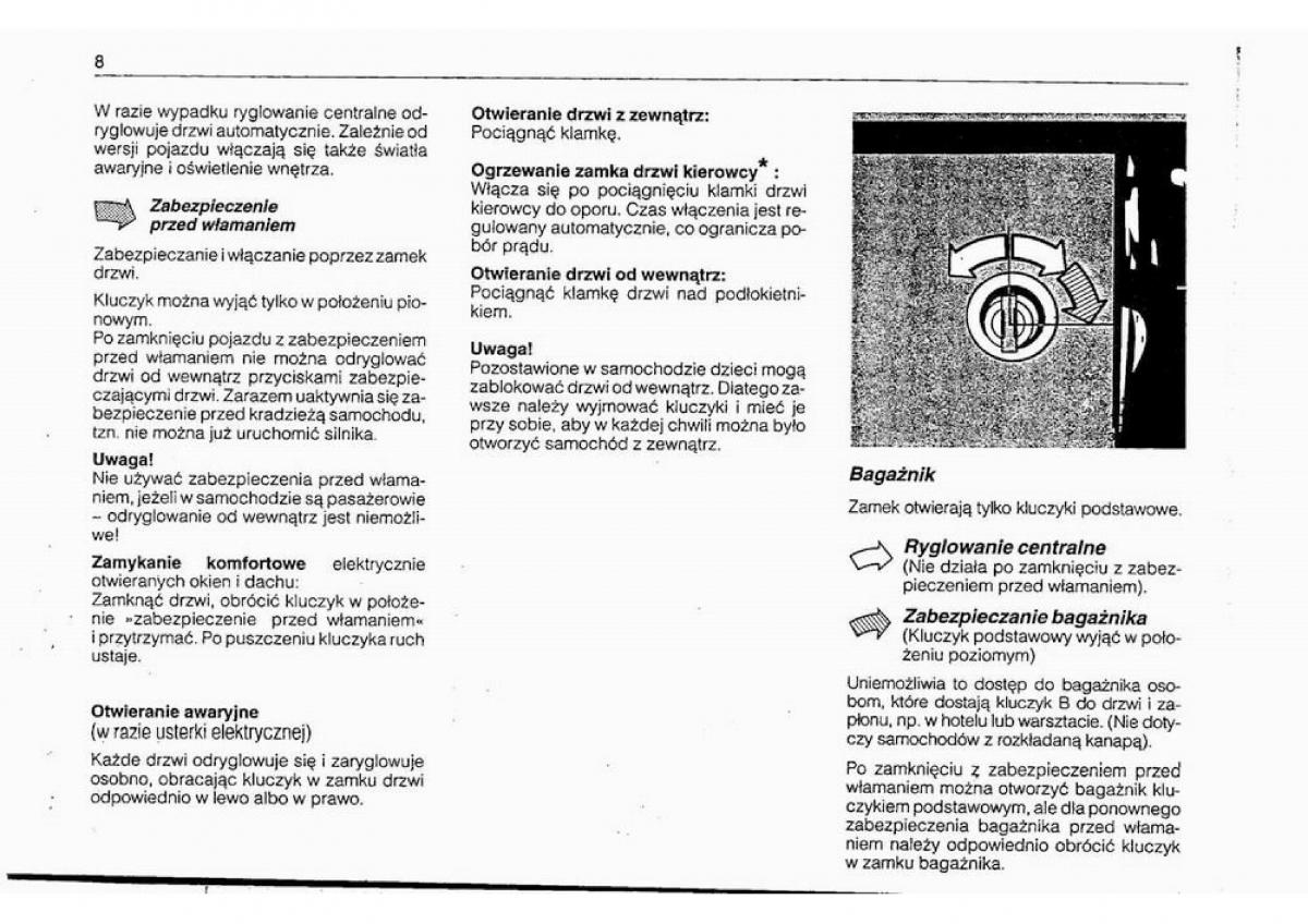BMW 5 E34 instrukcja obslugi / page 7