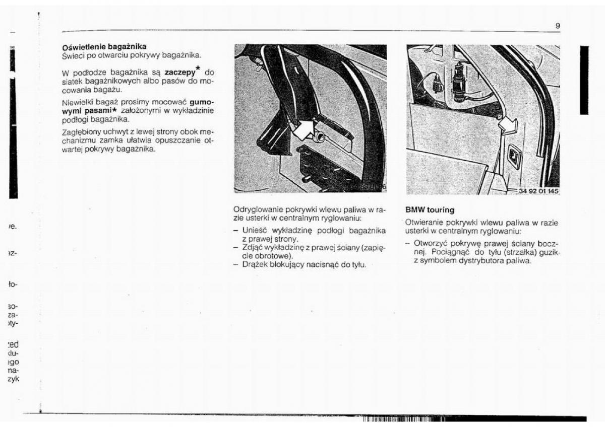 BMW 5 E34 instrukcja obslugi / page 8