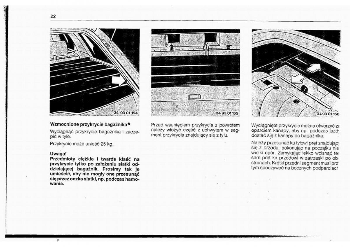 BMW 5 E34 instrukcja obslugi / page 21