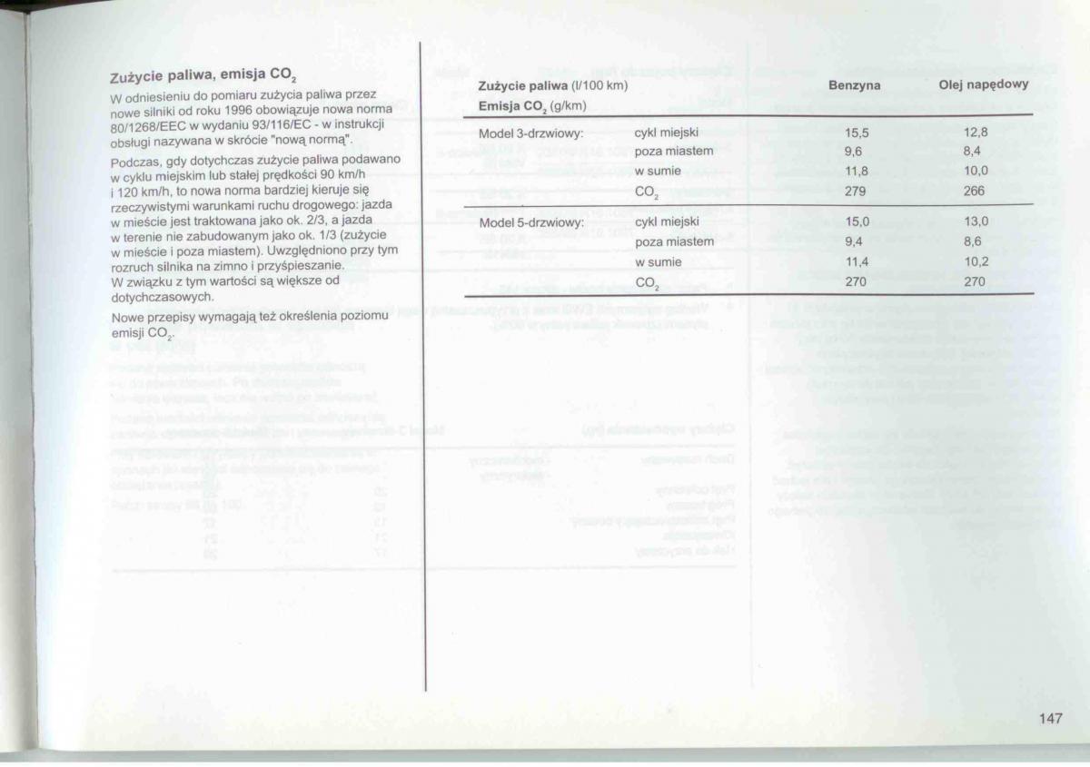 Opel Frontera A Isuzu Wizard Vauxhall Holden instrukcja obslugi / page 149