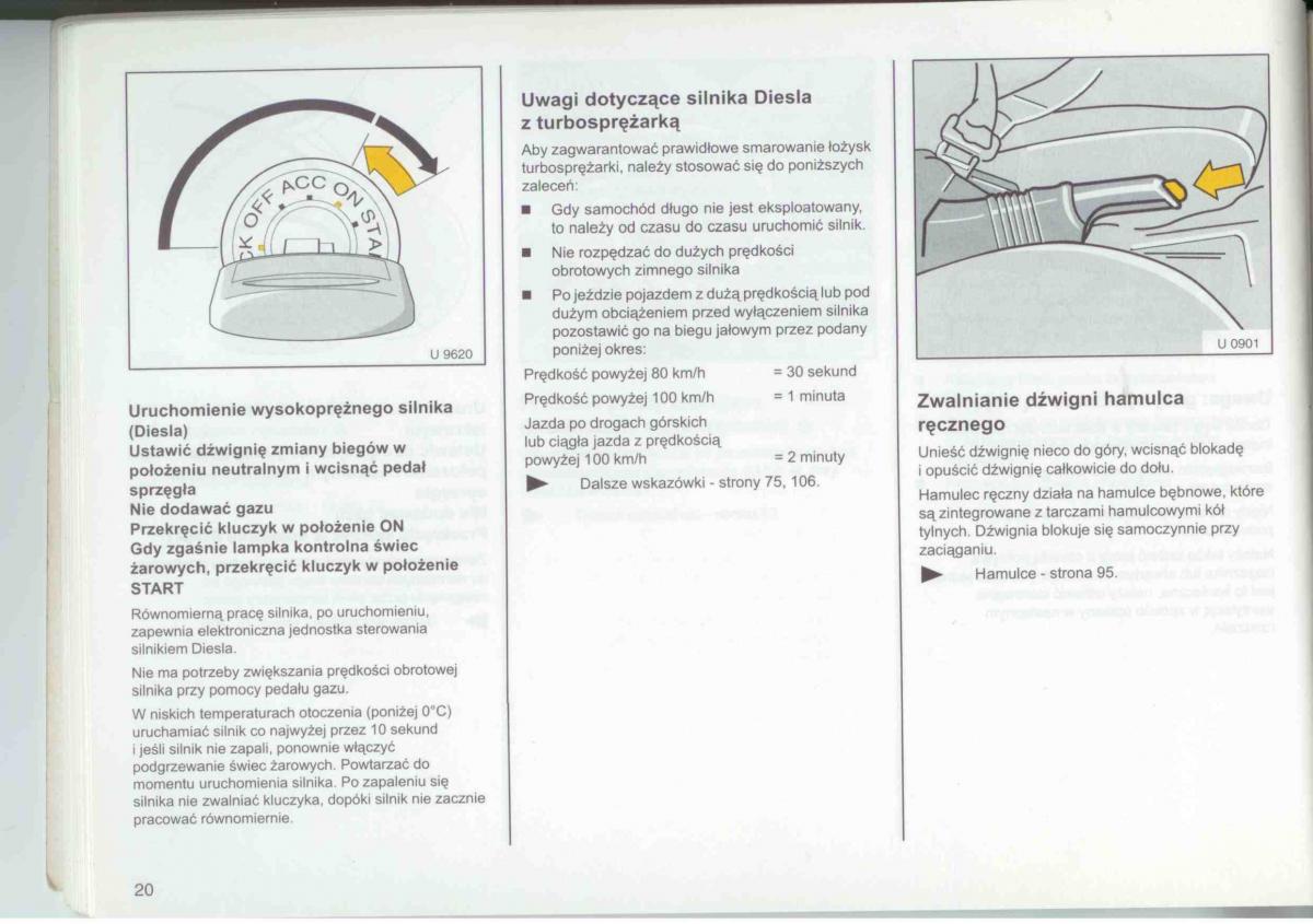 Opel Frontera A Isuzu Wizard Vauxhall Holden instrukcja obslugi / page 22